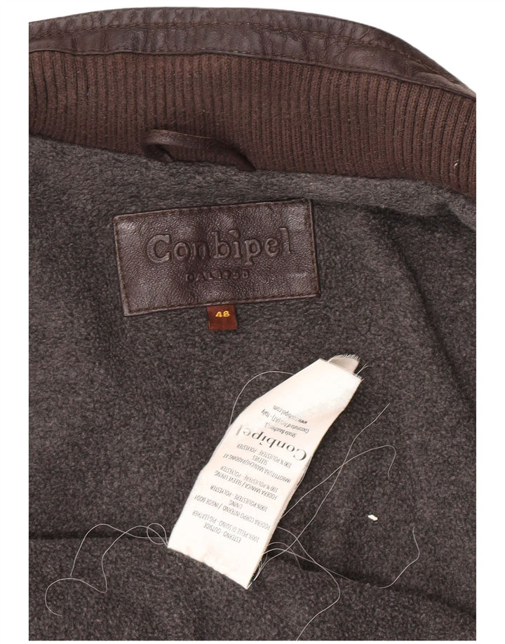 Conbipel Veste en Cuir Homme IT 48 Cuir Marron Moyen