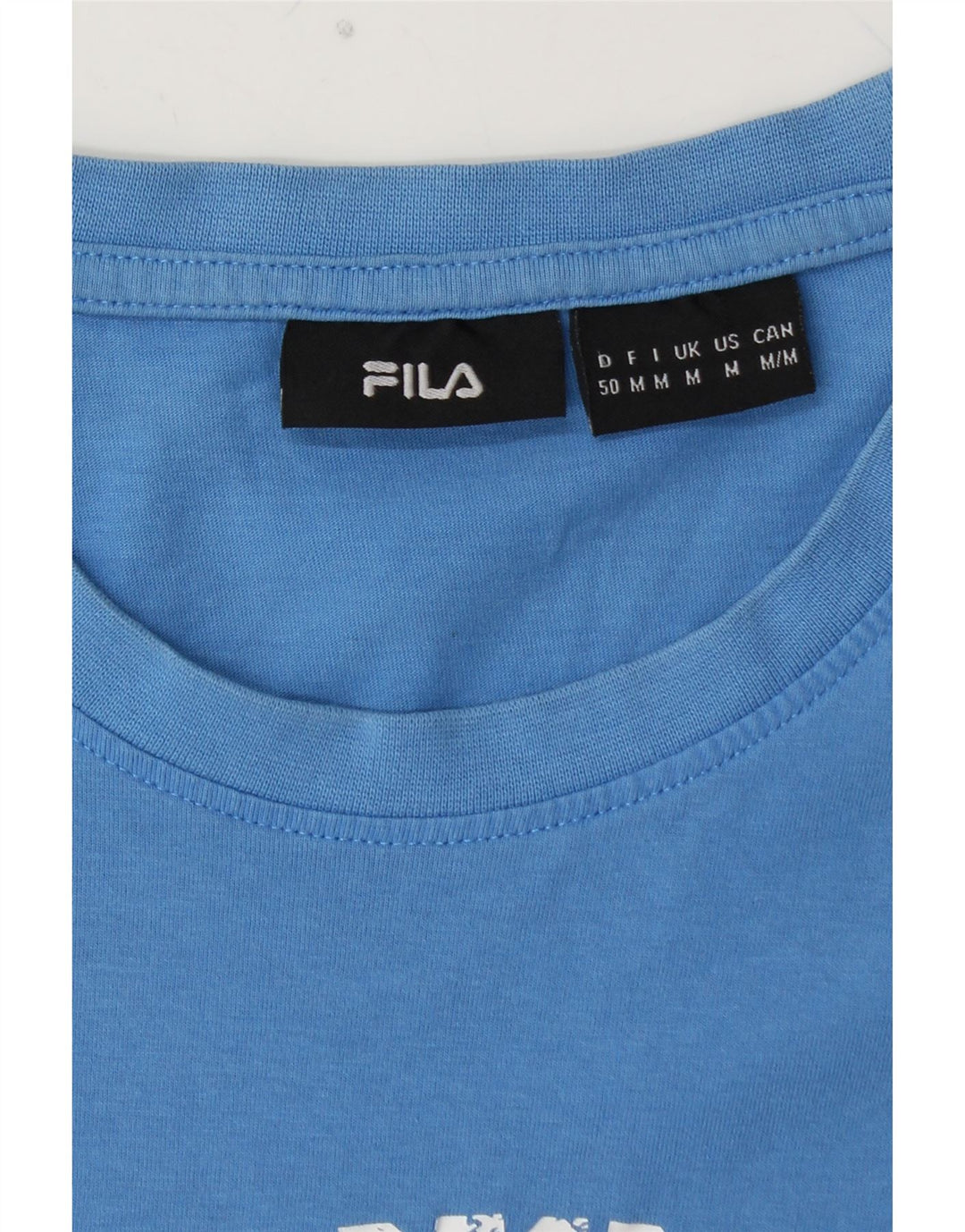 FILA T-Shirt Graphique Homme Bleu Moyen