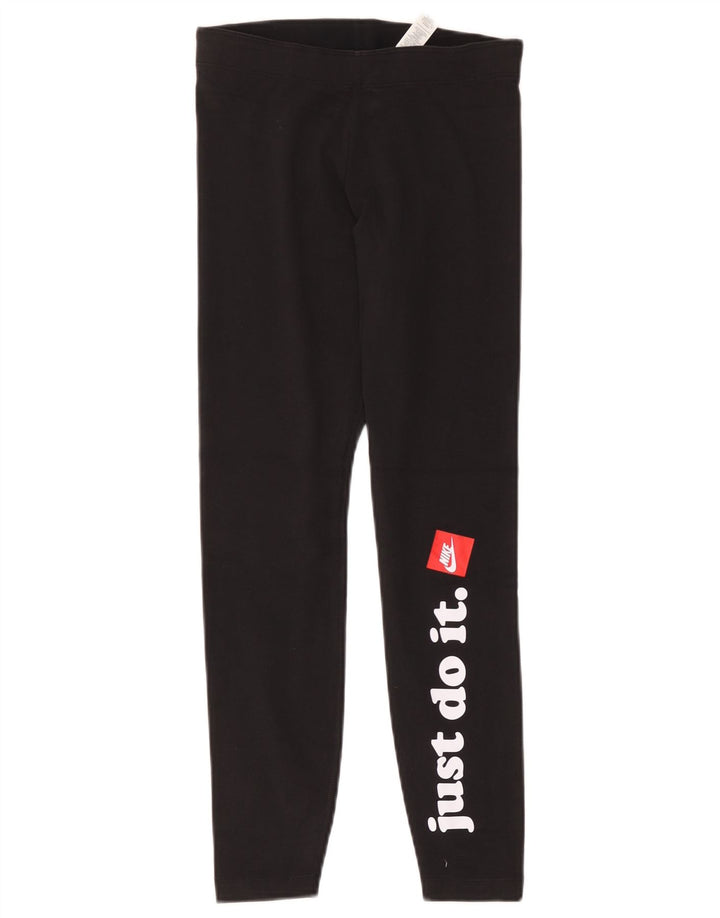 Nike Legging graphique pour femme UK 8 Small Noir Polyester
