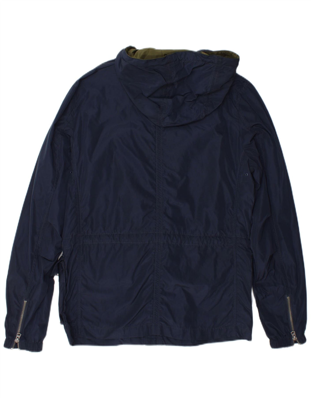 Wrangler Veste utilitaire à capuche pour homme UK 36 Small Bleu marine Polyester