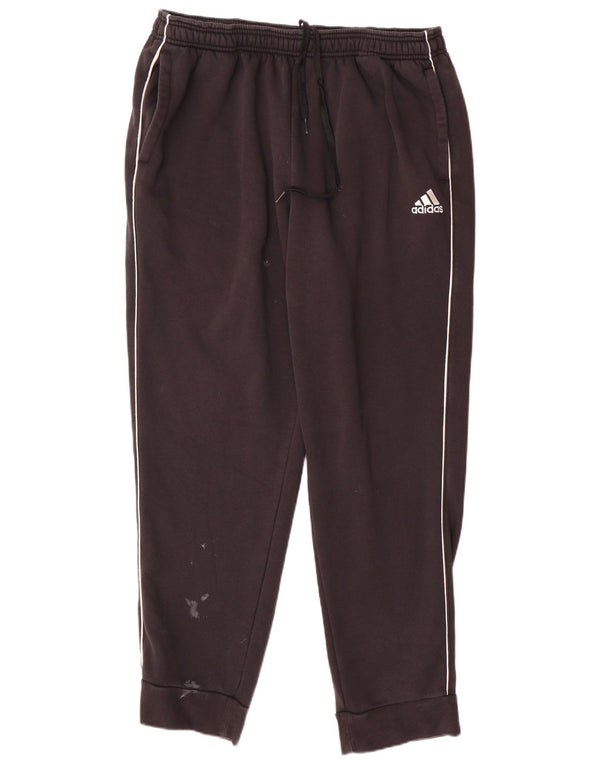 Adidas Mens Tracksuit Trousers Joggers 2XL Black Cotton
