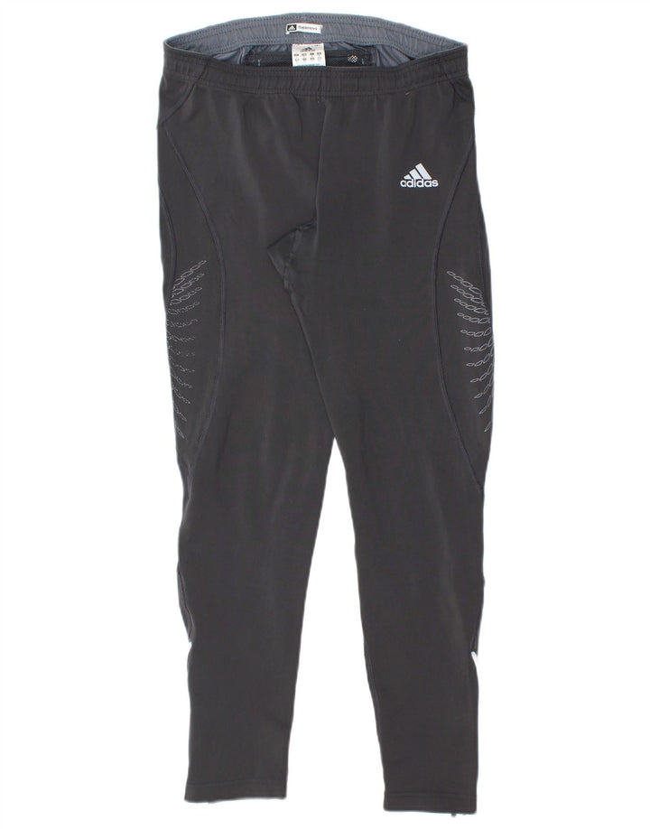 ADIDAS Leggings Supernova pour femmes UK 14 Polyester noir moyen