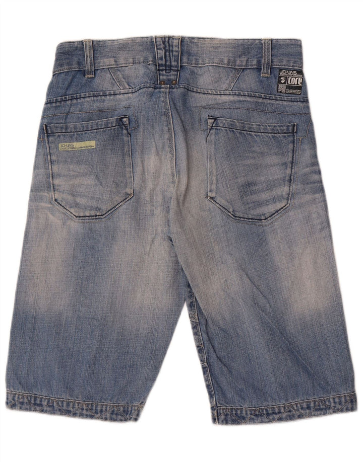 Jack & Jones Short en Jean Homme Medium W32 Bleu Coton