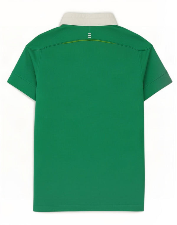 Canterbury Polo de Rugby à Manches Courtes Garçon 13-14 Ans Vert Colorblock