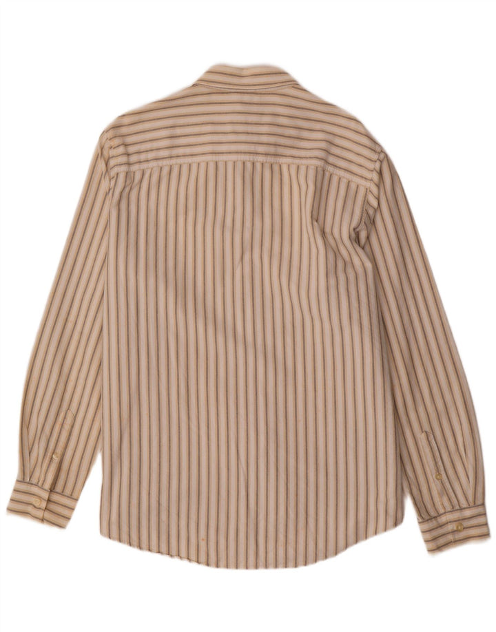 TIMBERLAND Chemise Homme 2XL Coton Rayé Beige