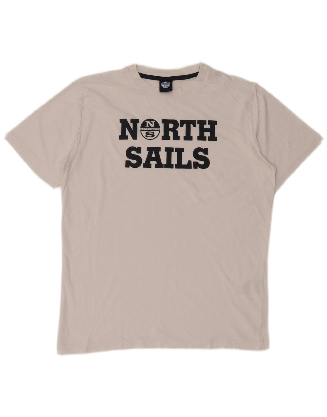 North Sails T-Shirt Graphique Homme Petit Blanc Coton