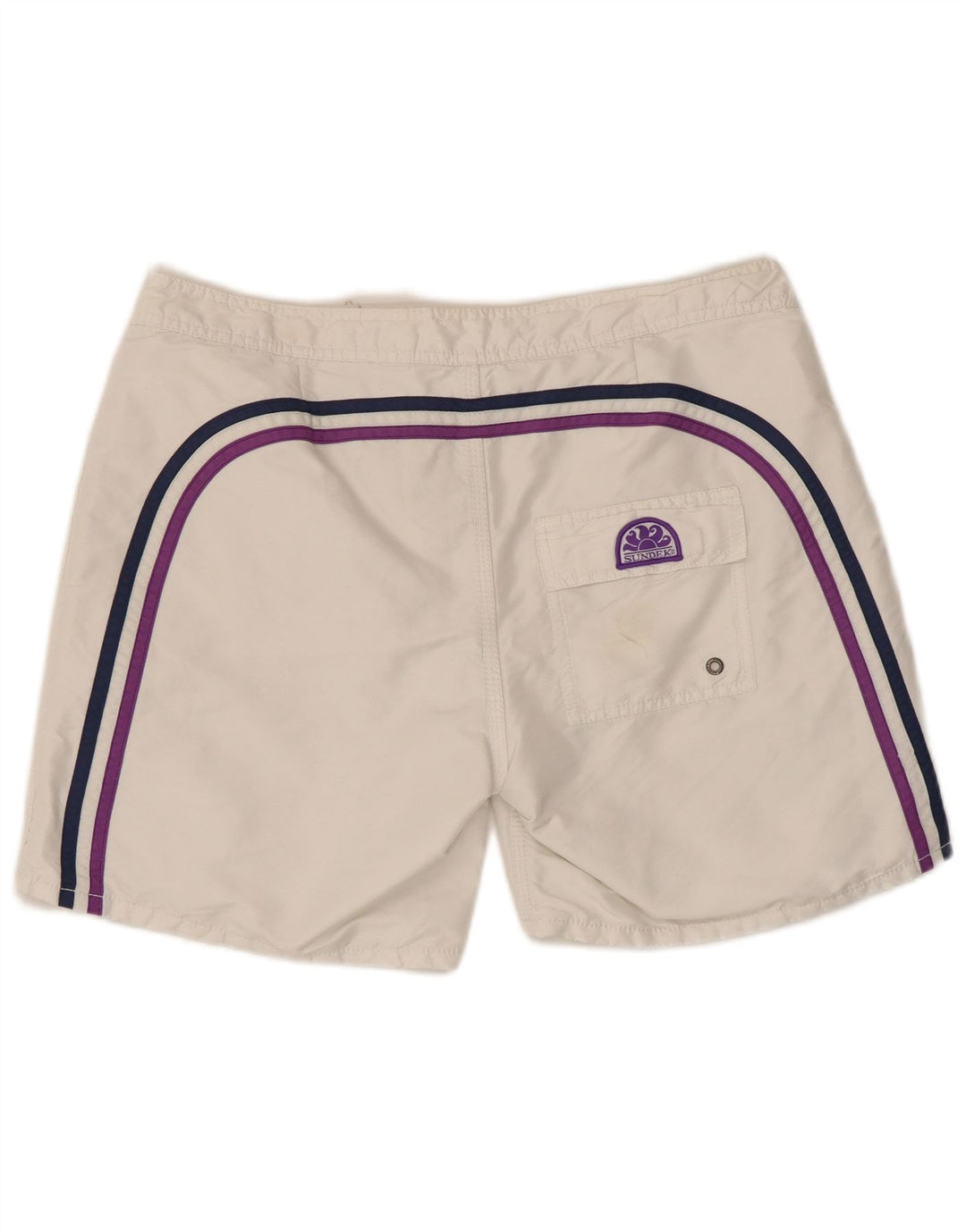 Sundek Short de bain homme grand blanc polyester