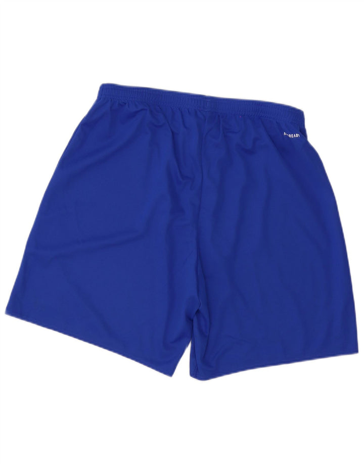 Adidas Short de sport pour homme Large Bleu Polyester