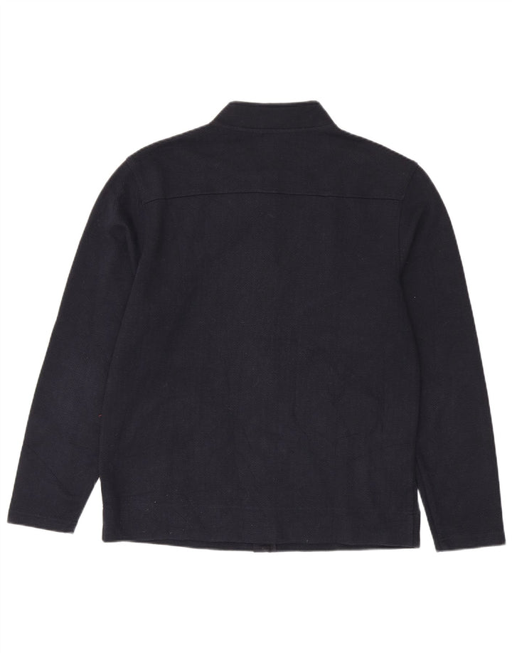 Massimo Dutti Veste de survêtement pour homme Grand chevrons bleu marine