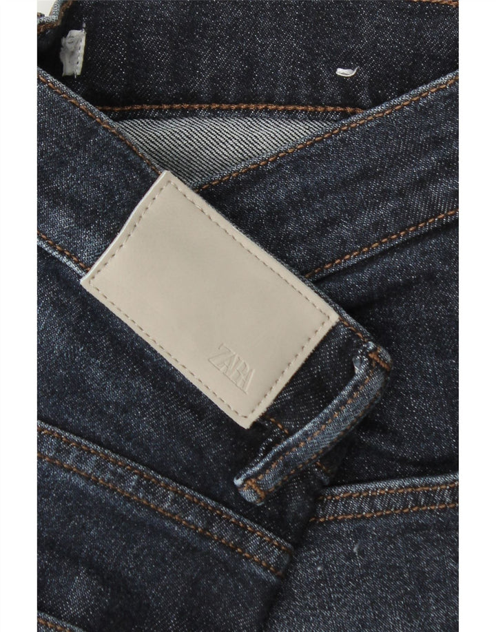 Zara Femme Jean Court W32 L24 Bleu Marine