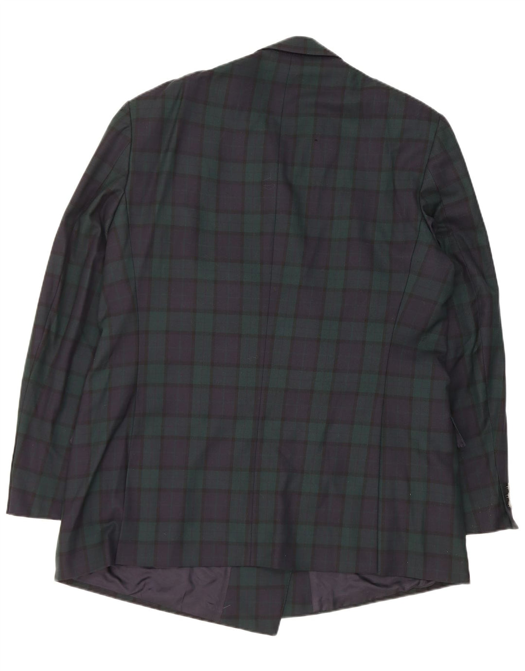 Vittorio Veneto Veste Blazer Femme UK 18 XL Bleu Marine à Carreaux