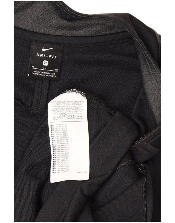 Nike Veste de survêtement graphique pour homme XL Noir Colorblock Polyester