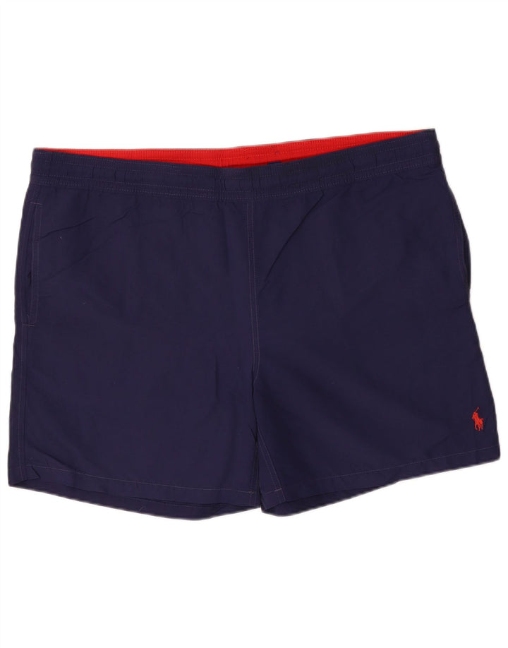 POLO RALPH LAUREN Short de Bain Homme Large Bleu Marine Nylon