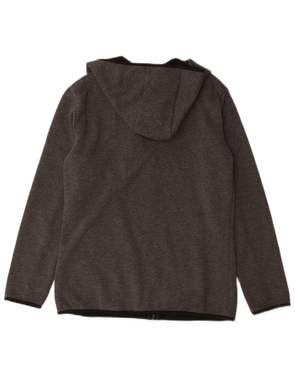 Ellesse Pull à capuche zippé pour homme Petit gris Polyester