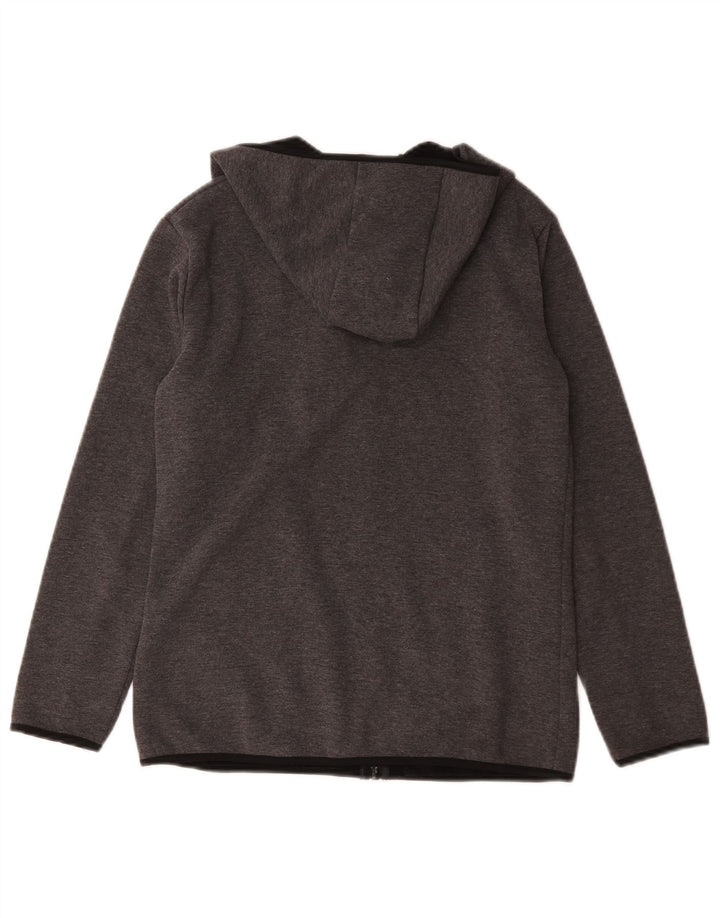 Ellesse Pull à capuche zippé pour homme Petit gris Polyester