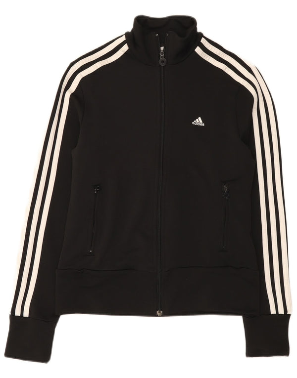 Adidas Veste de survêtement pour femme UK 14 Medium Noir Polyester