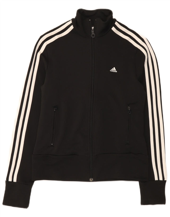 Adidas Veste de survêtement pour femme UK 14 Medium Noir Polyester