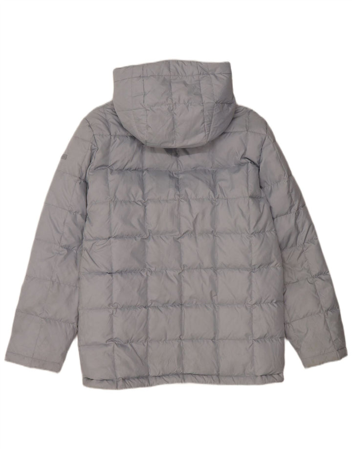 Paul & Shark Veste matelassée à capuche pour femme UK 14 Bleu moyen