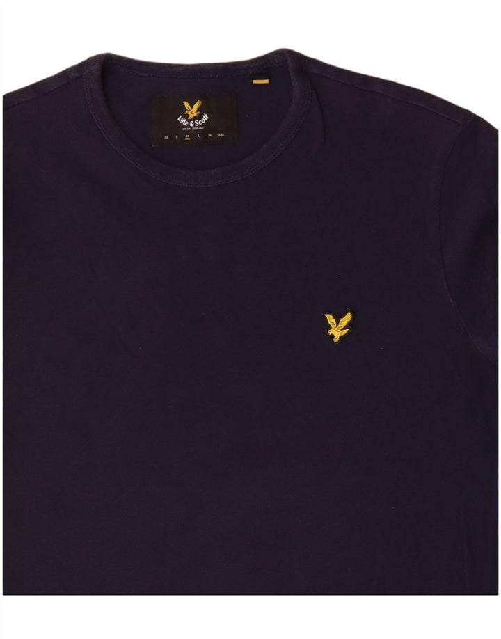 Lyle & Scott T-Shirt Homme Bleu Marine Moyen Coton