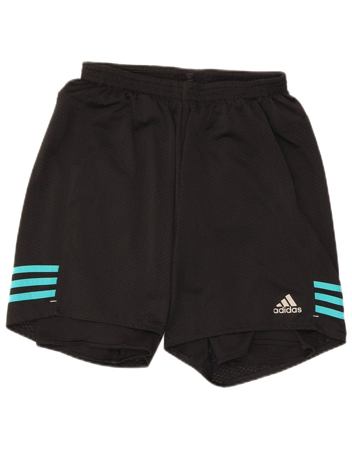 Adidas Short de sport pour homme en polyester noir moyen