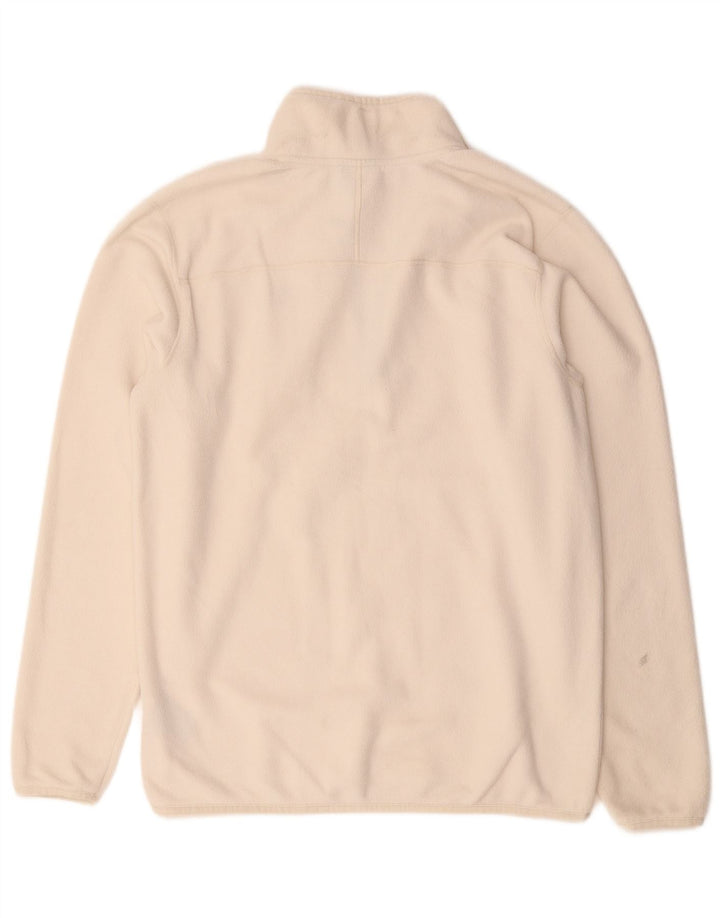 The North Face Pull polaire à col zippé pour homme en polyester blanc moyen