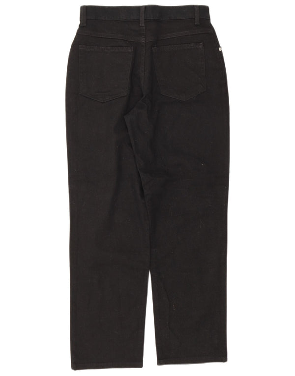 Marks & Spencer Jean droit pour femme UK 10 Small W26 L26 Coton noir