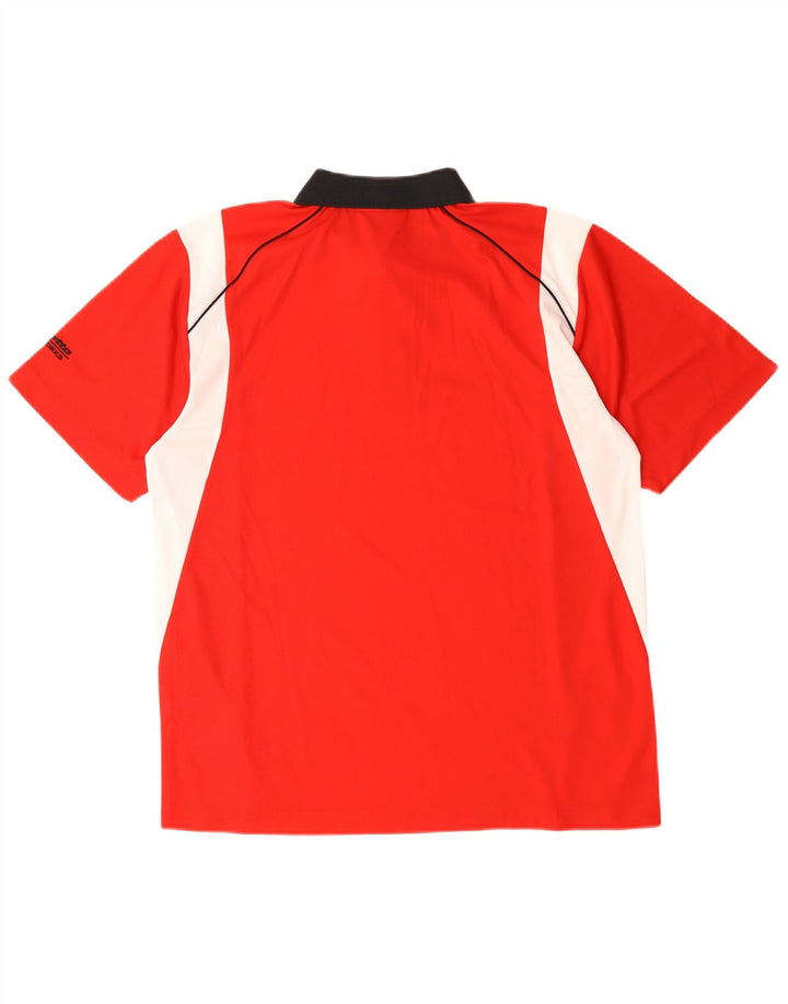 Lotto Polo Rugby Homme Rouge Moyen Polyester Colorblock