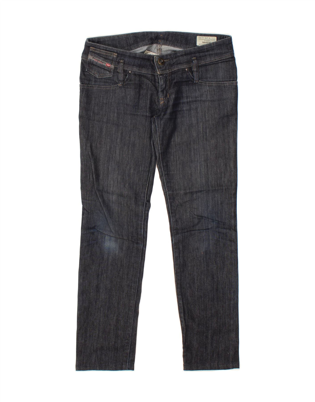 DIESEL Womens Matic Slim Jeans W29 L28 Navy Blue Cotton Vintage Diesel and Second-Hand Diesel from Messina Hembry 