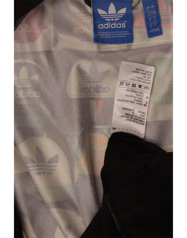 Adidas Veste de survêtement graphique pour homme Grand polyester multicolore