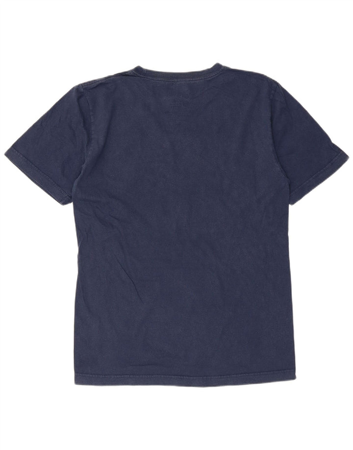 NIKE Mens Regular Fit Graphic T-Shirt Top Small Navy Blue Cotton