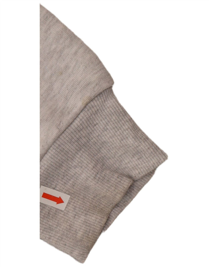 Topshop Pull à capuche surdimensionné pour femme UK 10 Petit Gris Polyester