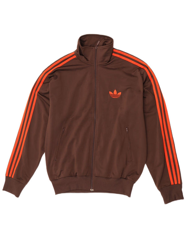 Adidas Veste de survêtement pour homme Marron moyen Polyester