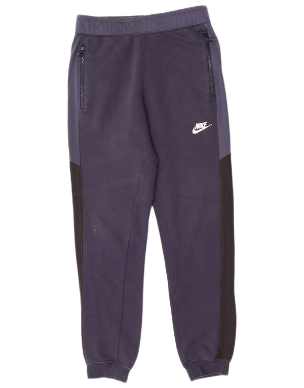 NIKE Pantalon de survêtement pour homme Joggers XS Bleu marine Colourblock Coton