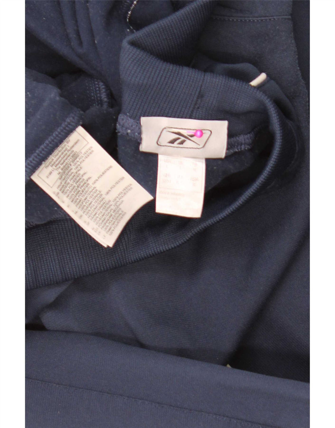 Reebok Pantalon De Survêtement Homme Large Bleu Marine Polyester