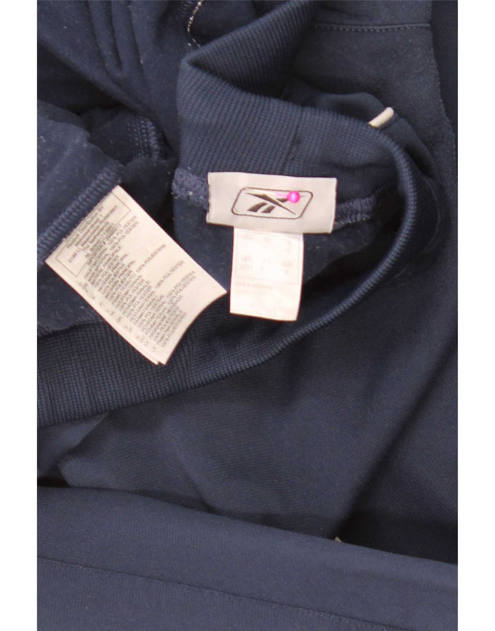Reebok Pantalon De Survêtement Homme Large Bleu Marine Polyester