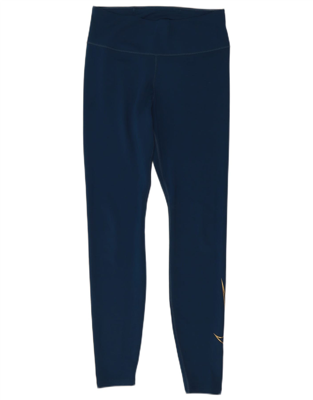 Nike Legging graphique Dri Fit pour femme UK 12 Bleu moyen Polyester