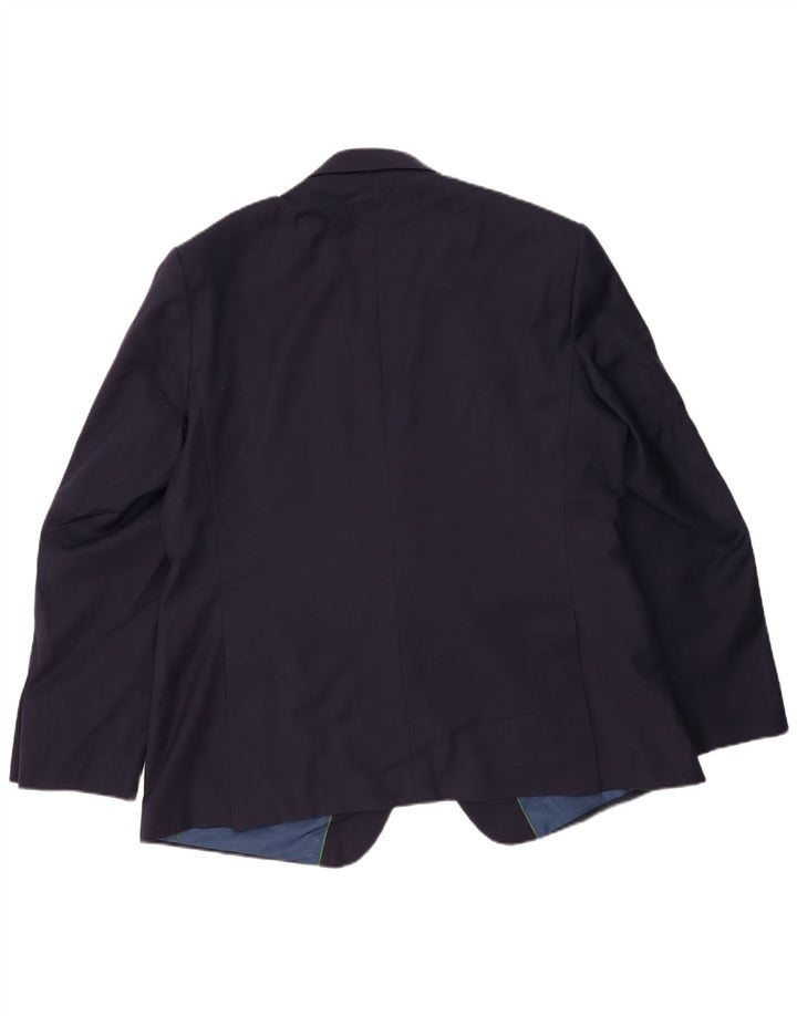 Marks & Spencer Veste blazer à 2 boutons pour homme UK 46 3XL Bleu marine classique