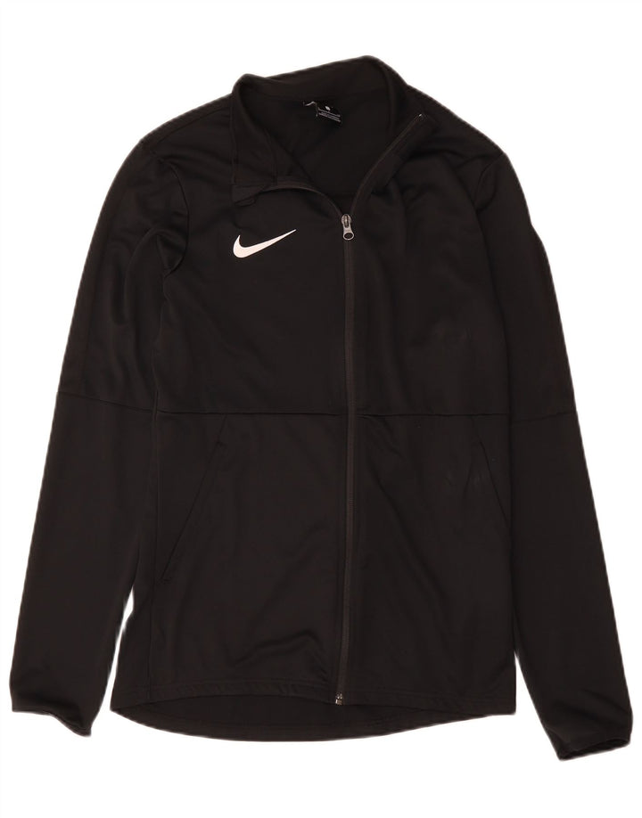 Nike Hommes Dri Fit Survêtement Top Veste Petit Noir Polyester