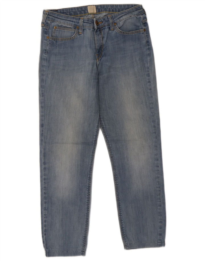 Lee Jean Court Femme W29 L25 Bleu
