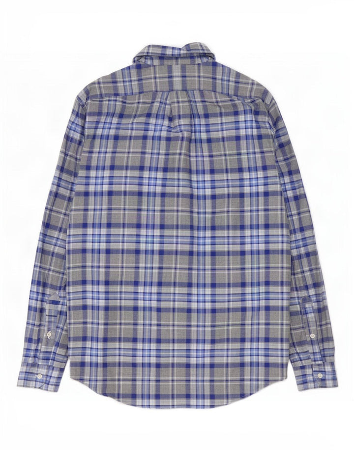 Ralph Lauren Chemise sur mesure pour homme en coton à carreaux gris