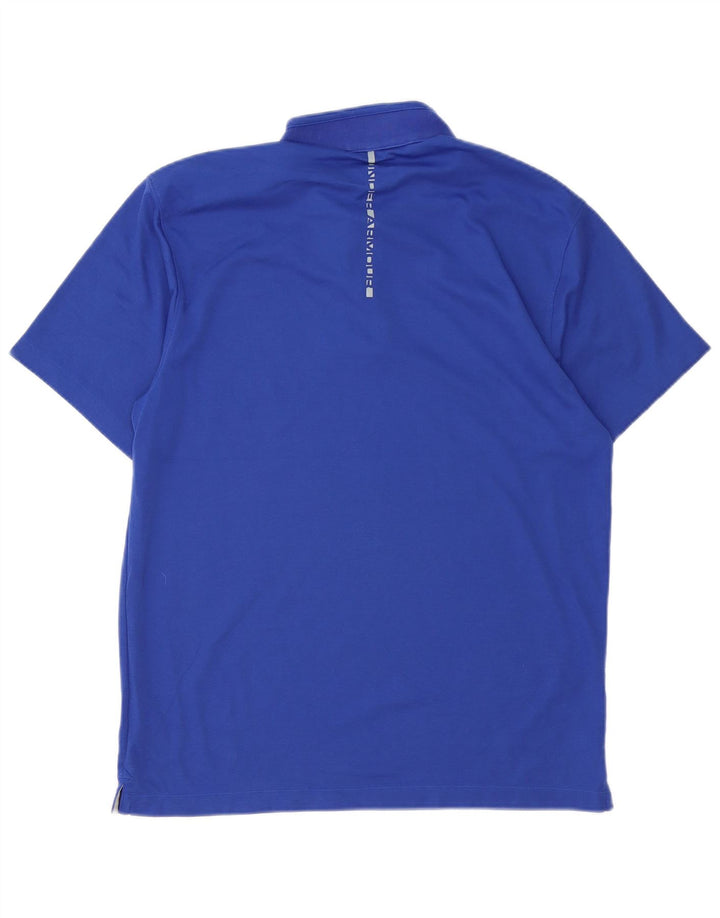 UNDER ARMOUR Polo Heat Gear Homme Bleu Moyen Coton