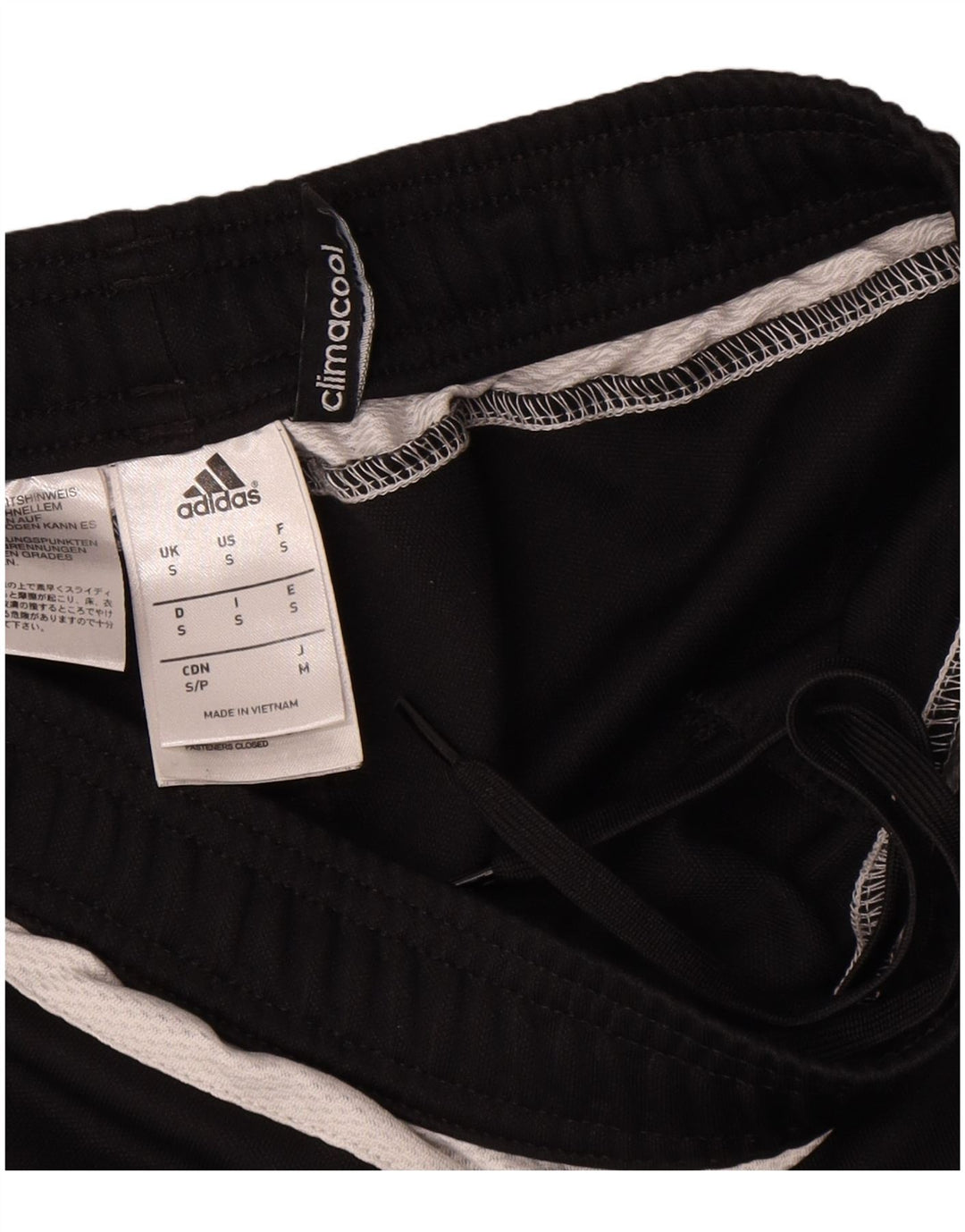 Adidas Pantalon de survêtement Climacool pour homme Petit Noir Polyester Colorblock