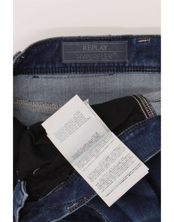 Replay Jean Slim Homme W28 L30 Bleu Coton