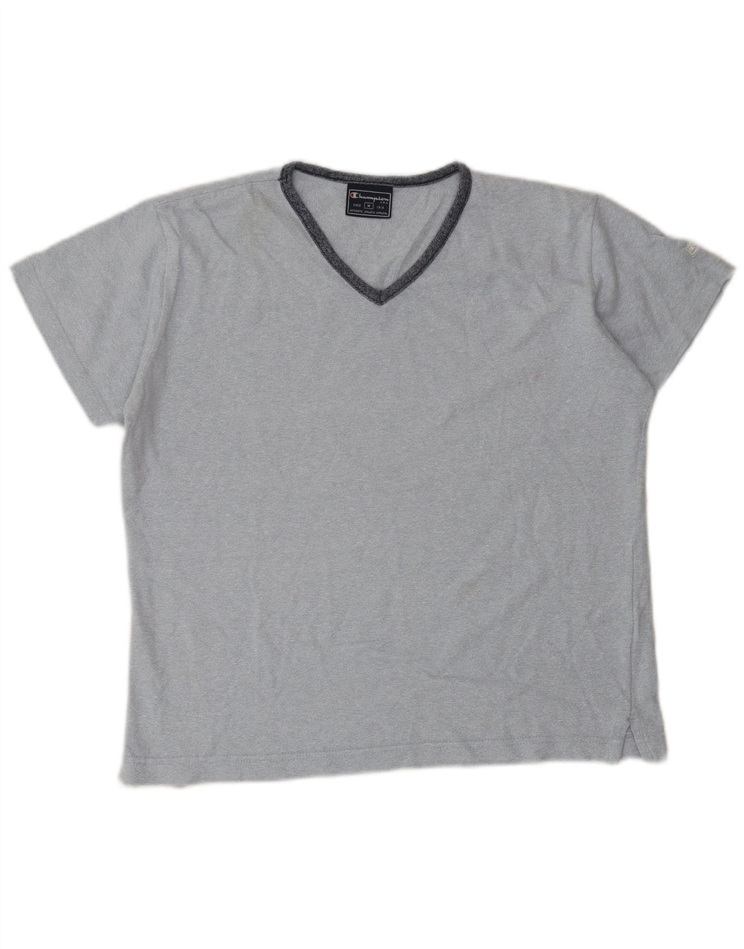 Champion T-Shirt Femme Top UK 14 Bleu Moyen Coton