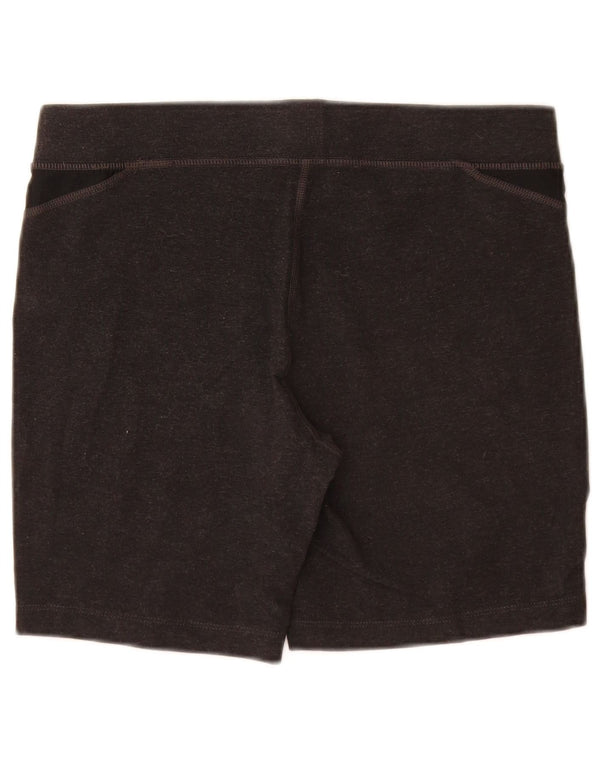 FILA Short de sport pour femme UK 8 Small Gris Colorblock Coton