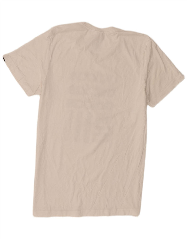 Adidas T-shirt graphique pour homme en coton blanc moyen