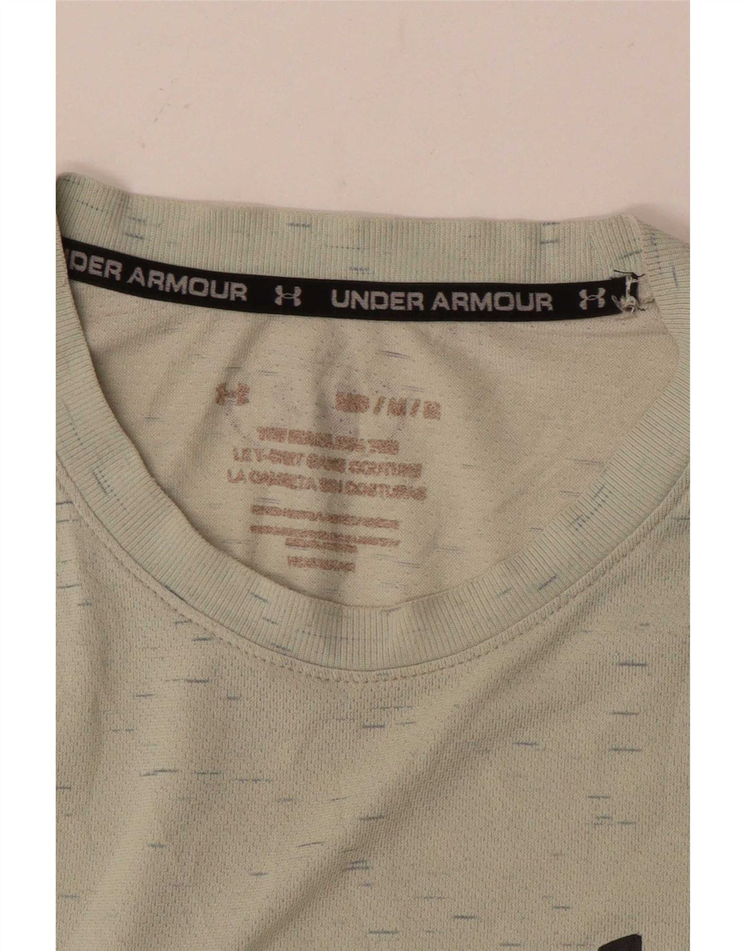 Under Armour T-Shirt Homme Bleu Moyen Moucheté