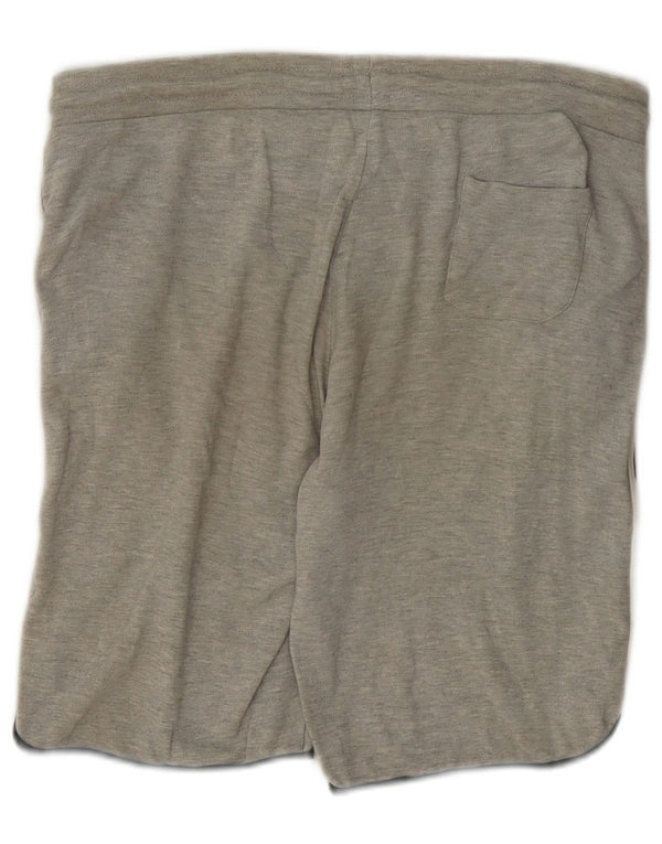 Fila Short de sport graphique pour femme UK 14 Large Gris Coton