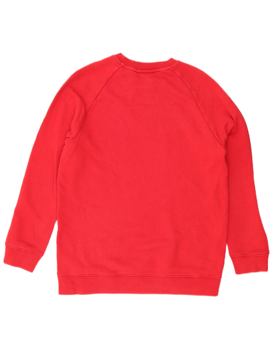 ADIDAS Sweat-shirt graphique pour femme UK 12 en coton rouge moyen