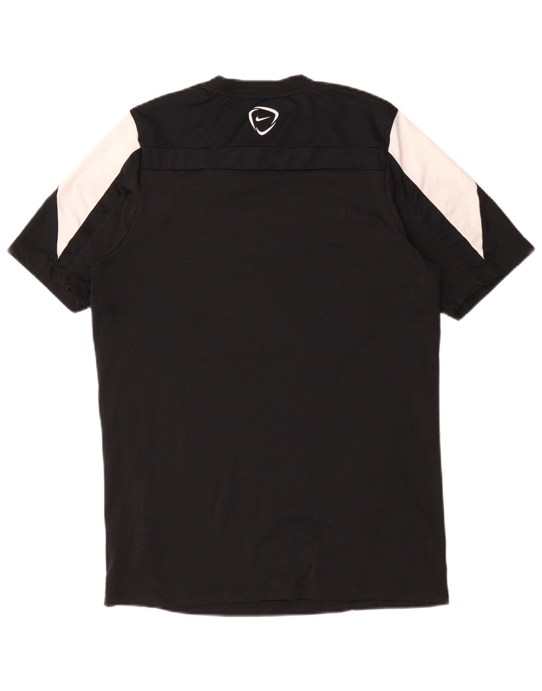 Nike Hommes Dri Fit T-Shirt Haut Large Noir Colorblock Polyester